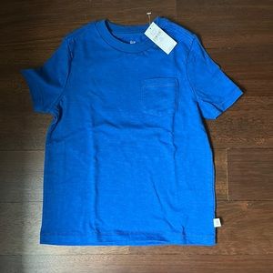 NWT GAP Boy’s XS 4-5 royal blue short sleeve pocket t-shirt